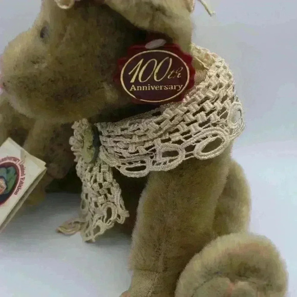 🔴🤎💥TEDDY BEAR TEDDY'S TEDDY 100TH ANNIVERSARY LIMITED EDITION  - Picture 3 of 9